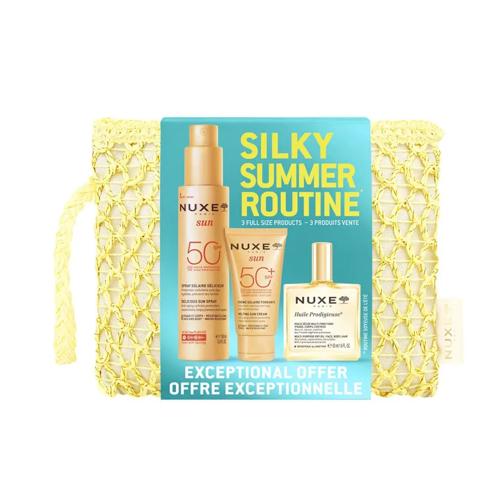 NUXE Sun حقيبة Silky Summer Routine