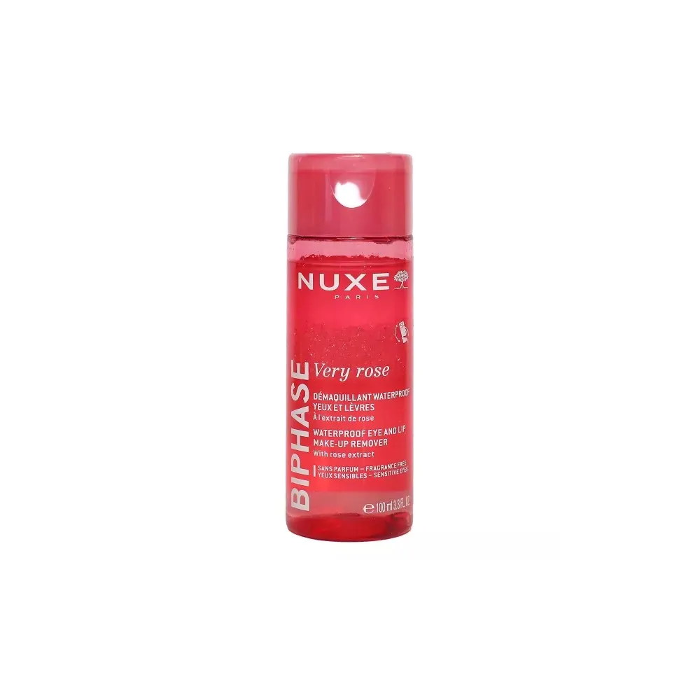 Nuxe Very Rose Démaquillant Waterproof Biphase Yeux & Lèvres 100ml