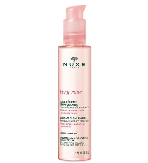Nuxe Very Rose زيت لطيف مزيل للمكياج 150 مل