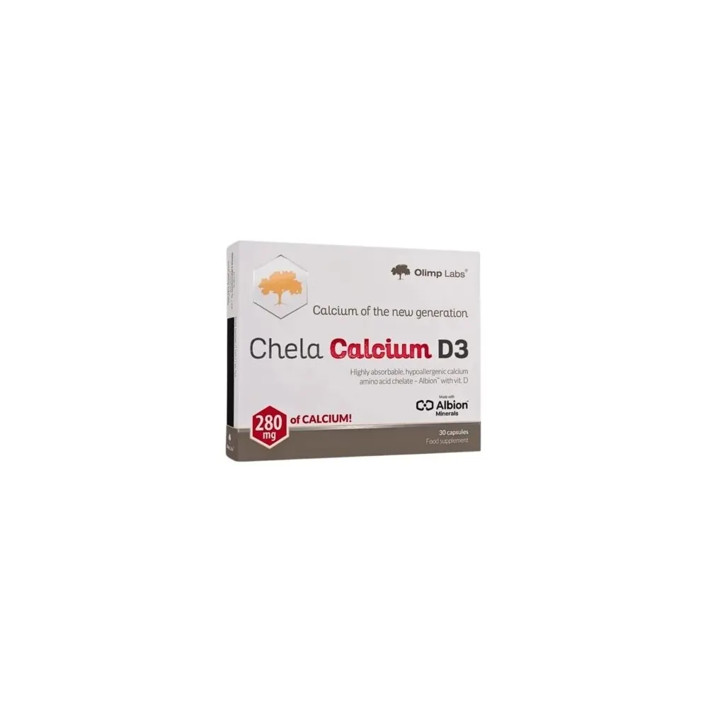 OLIMP LABS CHELA CALCIUM D3 280 ملغ كالسيوم 30 كبسولة