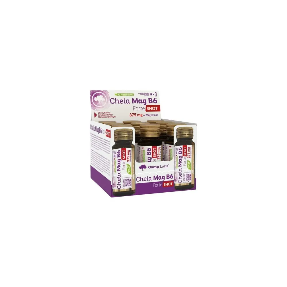 OLIMP LABS CHELA MAG B6 FORTE SHOT CERISE 25ML SHOT
