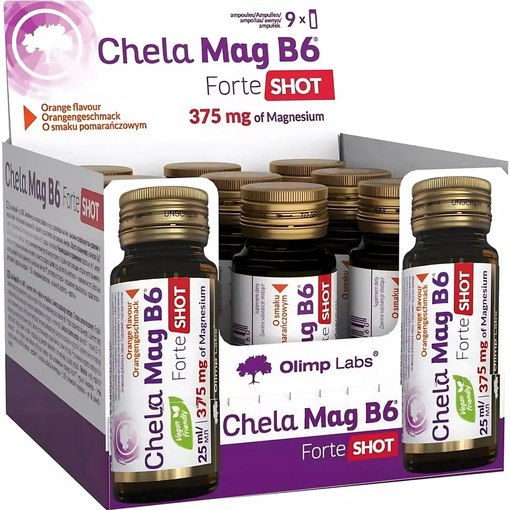 OLIMP LABS CHELA MAG B6 FORTE SHOT كرز 9 × 25 مل شوت