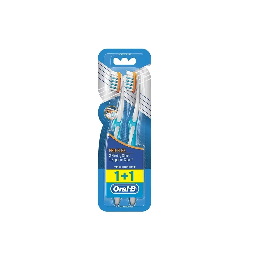 Oral-B Brosse à Dents PRO-FLEX 1+1GRATUITE