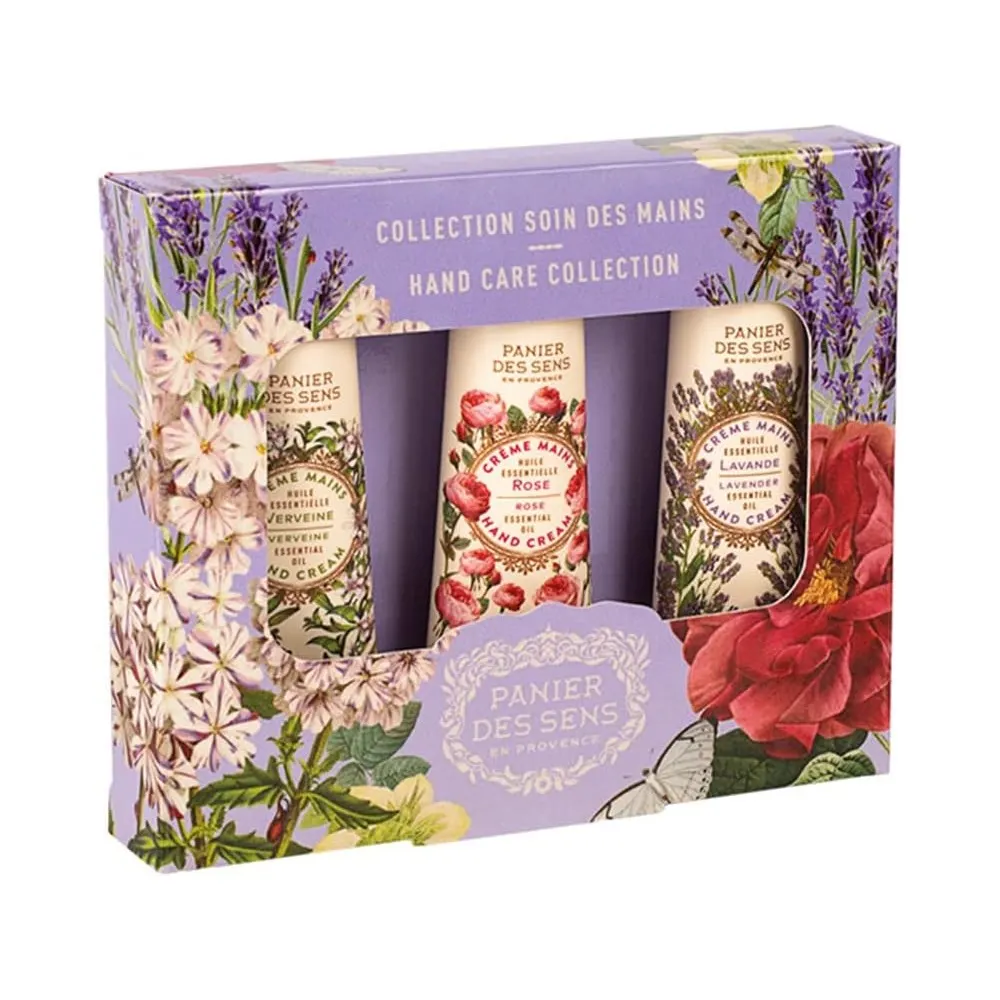 PANIER DES SENS COFFRET HAND CARE COLLECTION ROSE LAVANDE