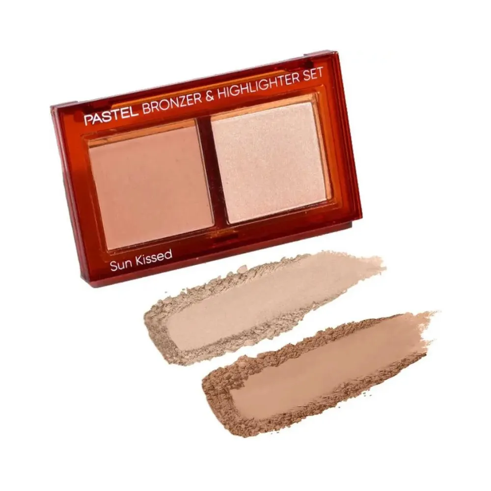 PASTEL PROFASHION BRONZER & HIGHLIGHTER SET SUN KISSED 01