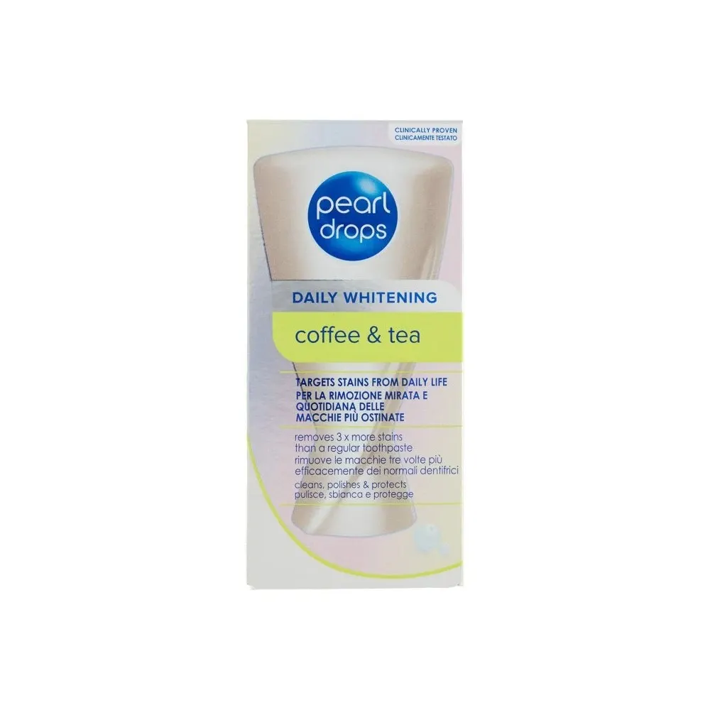 PEARL DROPS DENTIFRICE CAFE & THE 50 ML