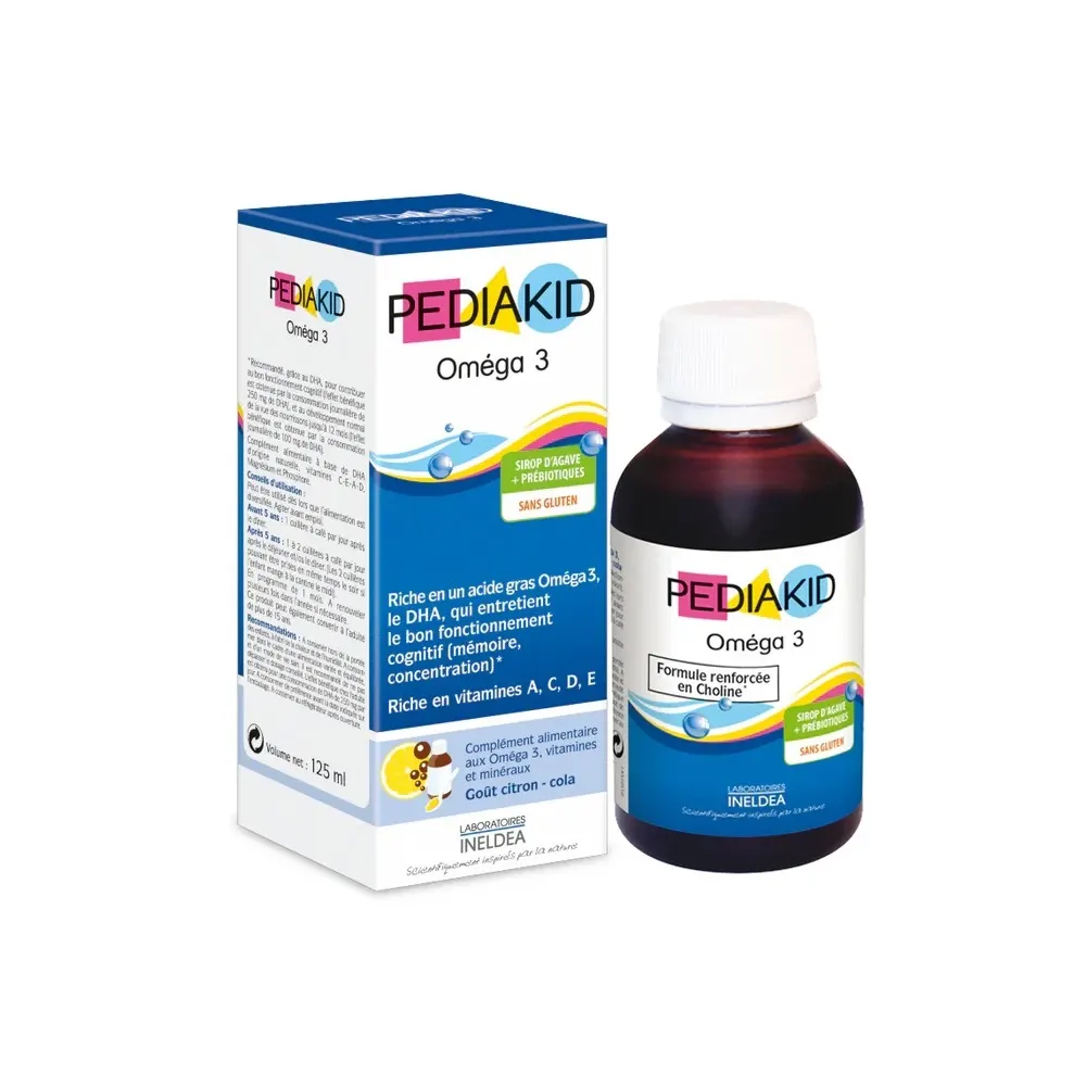 Pediakid شراب أوميغا 3 125 مل