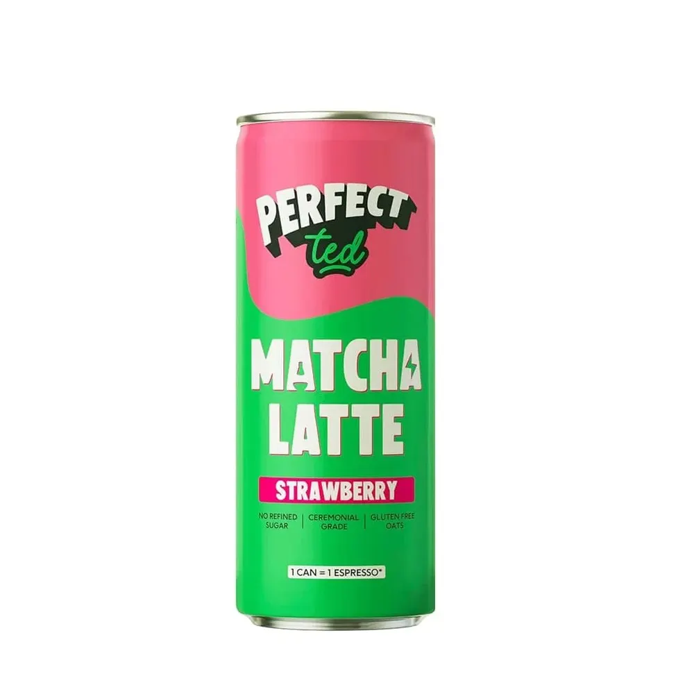 PERFECT TED HEALTHY ENERGY MATCHA LATTE FRAISE 250ML