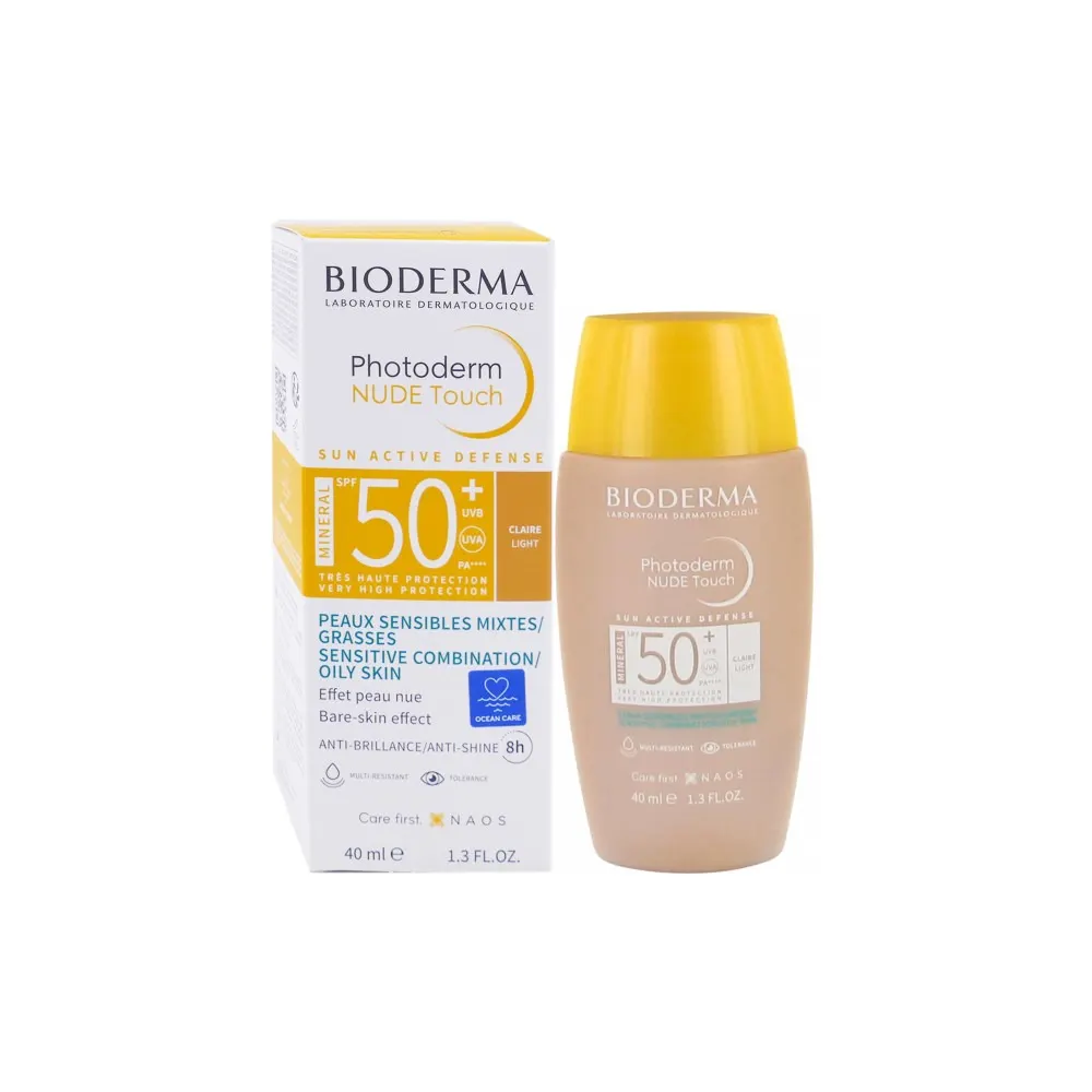 Bioderma Photoderm Nude Touch SPF 50+ Teinte Claire 40 ml