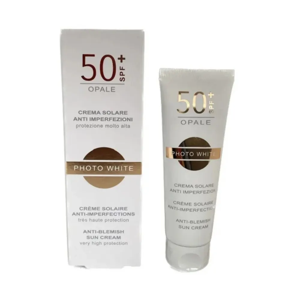 Photowhite Écran Solaire Opale SPF50+ – 50ml | Protection UV Haute & Teint Unifié