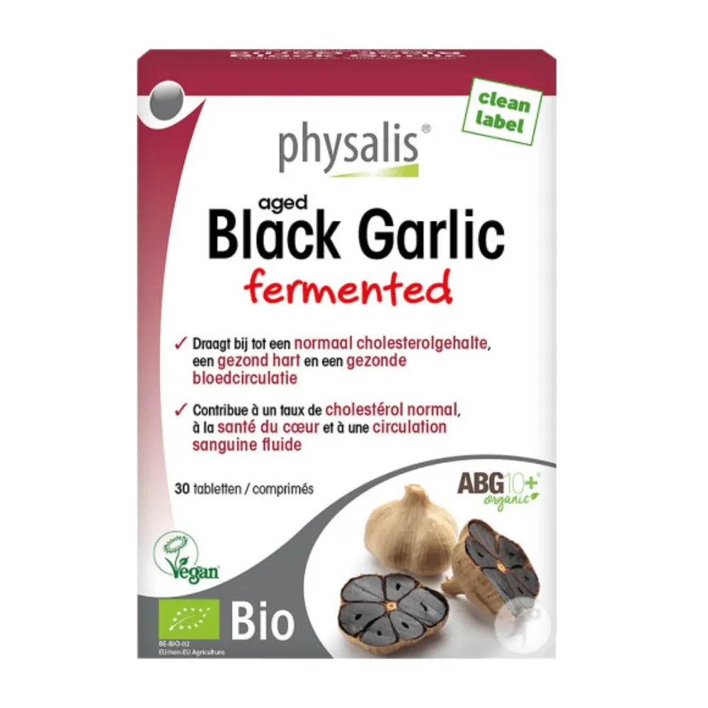 PHYSALIS ثوم أسود مخمر 30 كبسولة