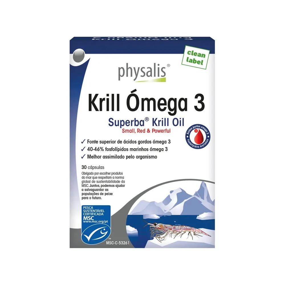 PHYSALIS KRILL أوميغا 3 30 كبسولة