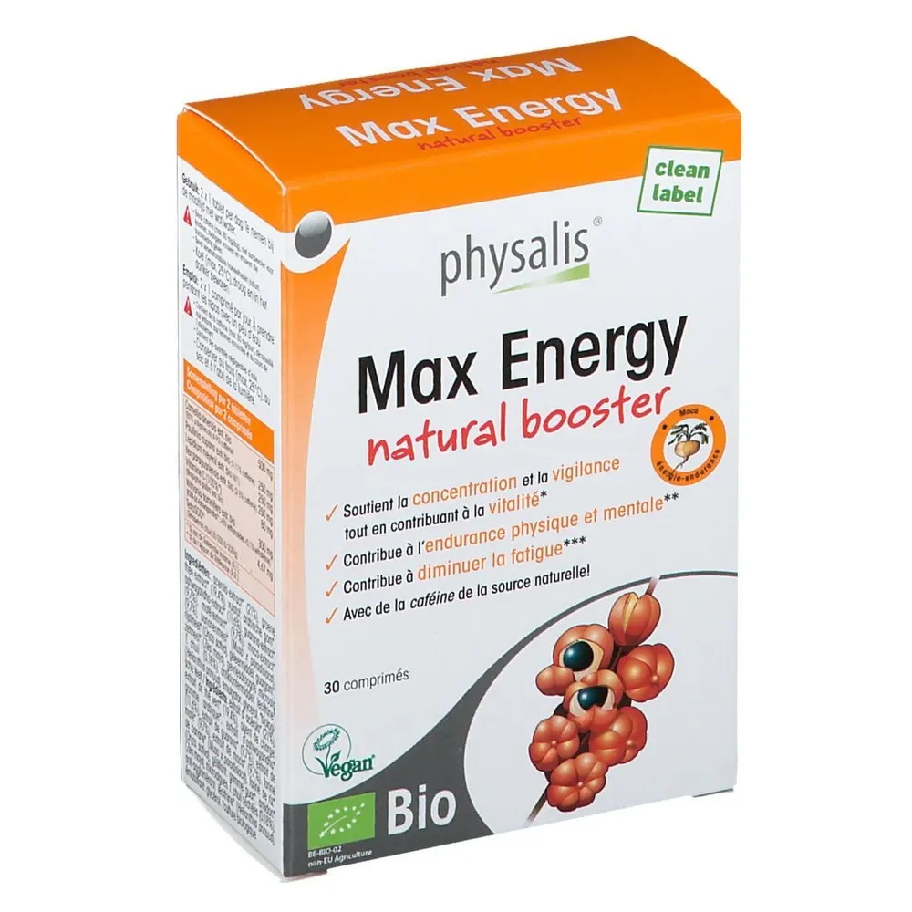 PHYSALIS MAX ENERGY NATURAL BOOSTER 30 قرص