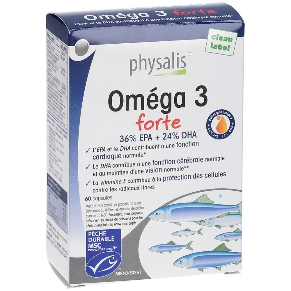 PHYSALIS OMEGA 3 FORTE 60 CAPSULES