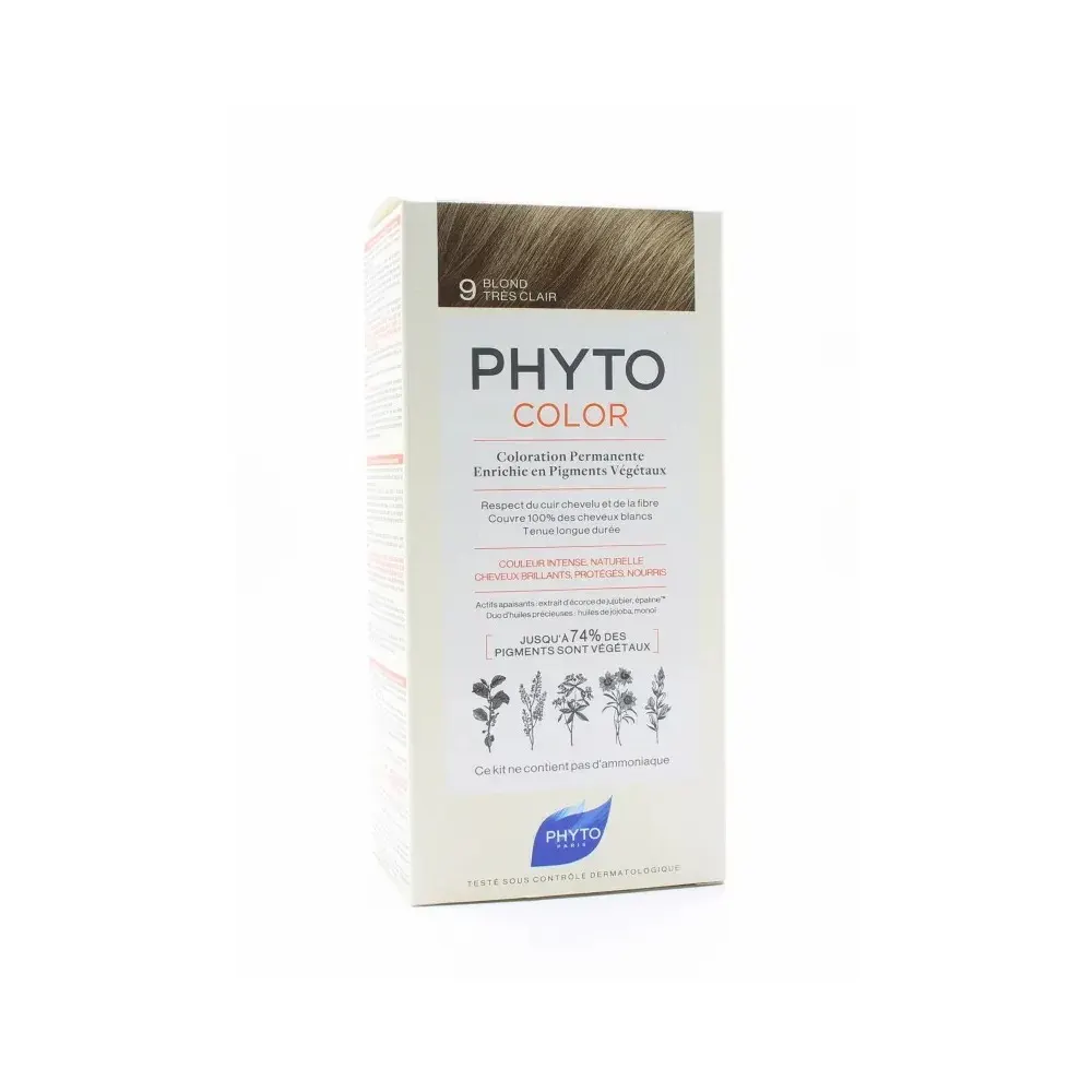 PHYTO COLOR KIT COLORATION 9 BLOND TRES CLAIR