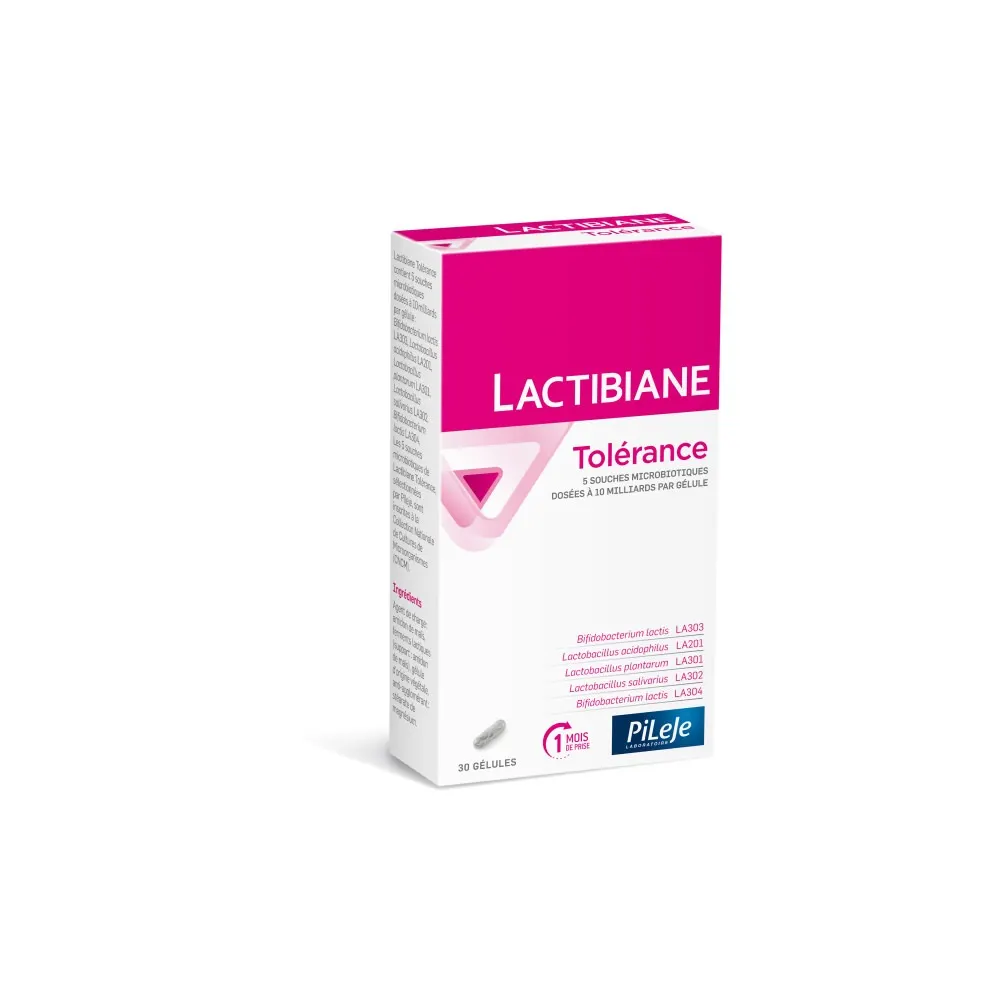 PILEJE LACTIBIANE TOLERANCE 30 GELULES
