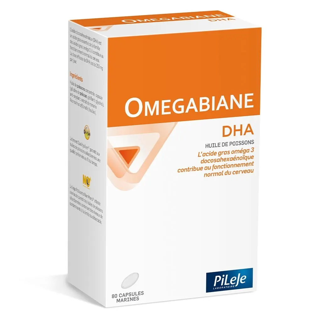 PILEJE Omegabiane DHA 80 capsules