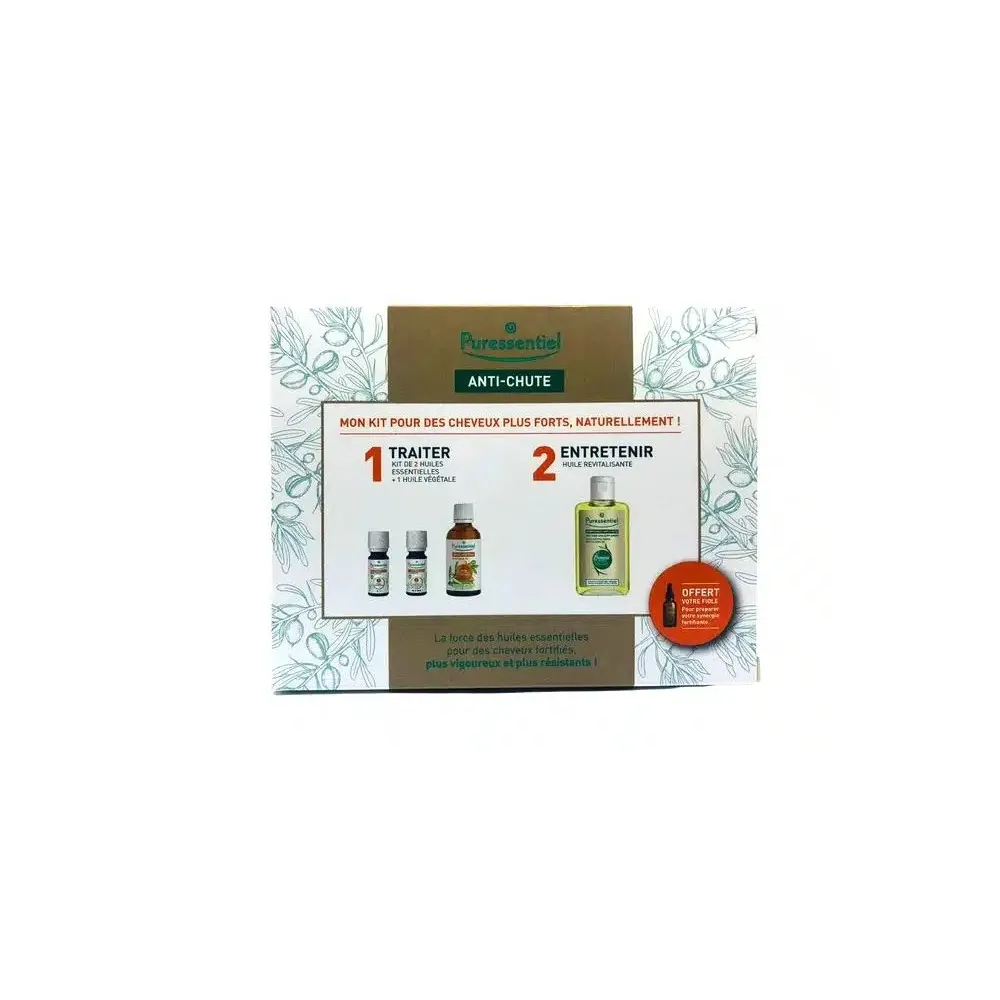 Puressentiel Pack anti-chute HE LEM+GING + HV Argan + Huile revitalisante