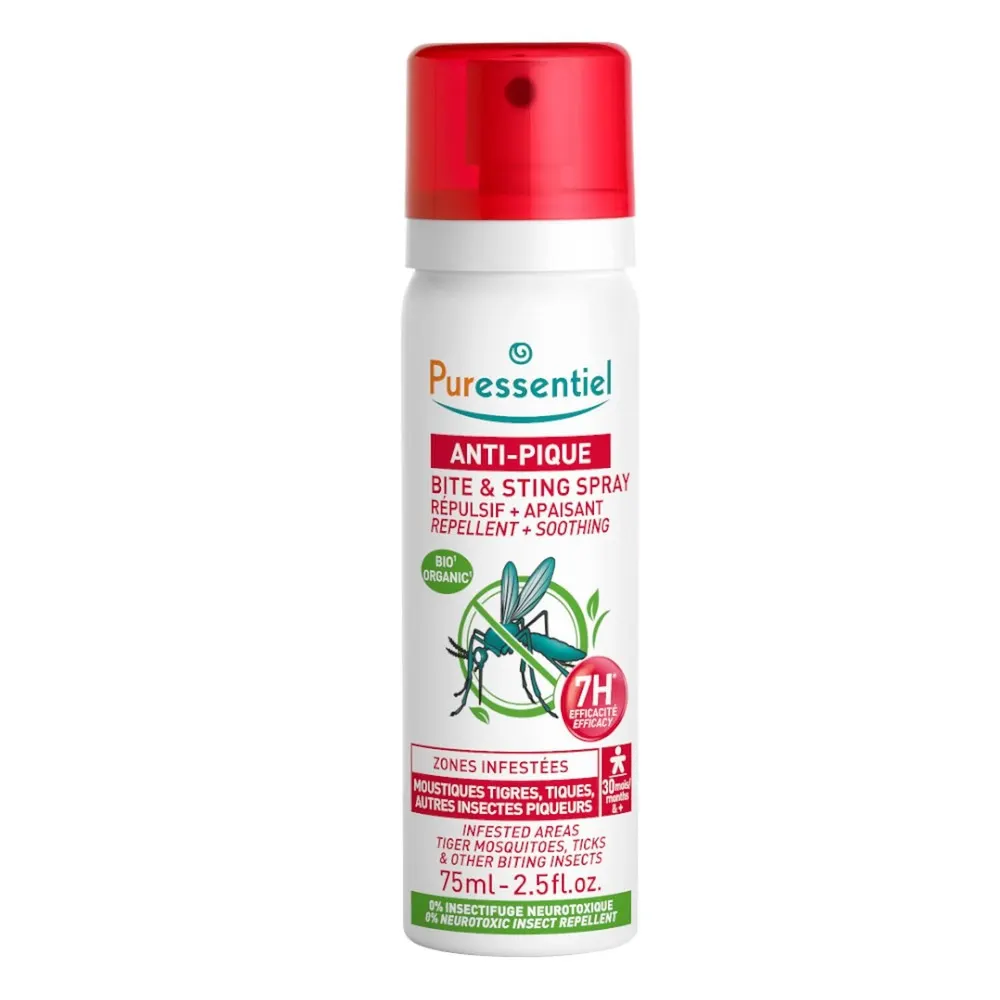 Puressentiel Anti-pique bite & sting Spray Repulsif+Apaisant 75ml