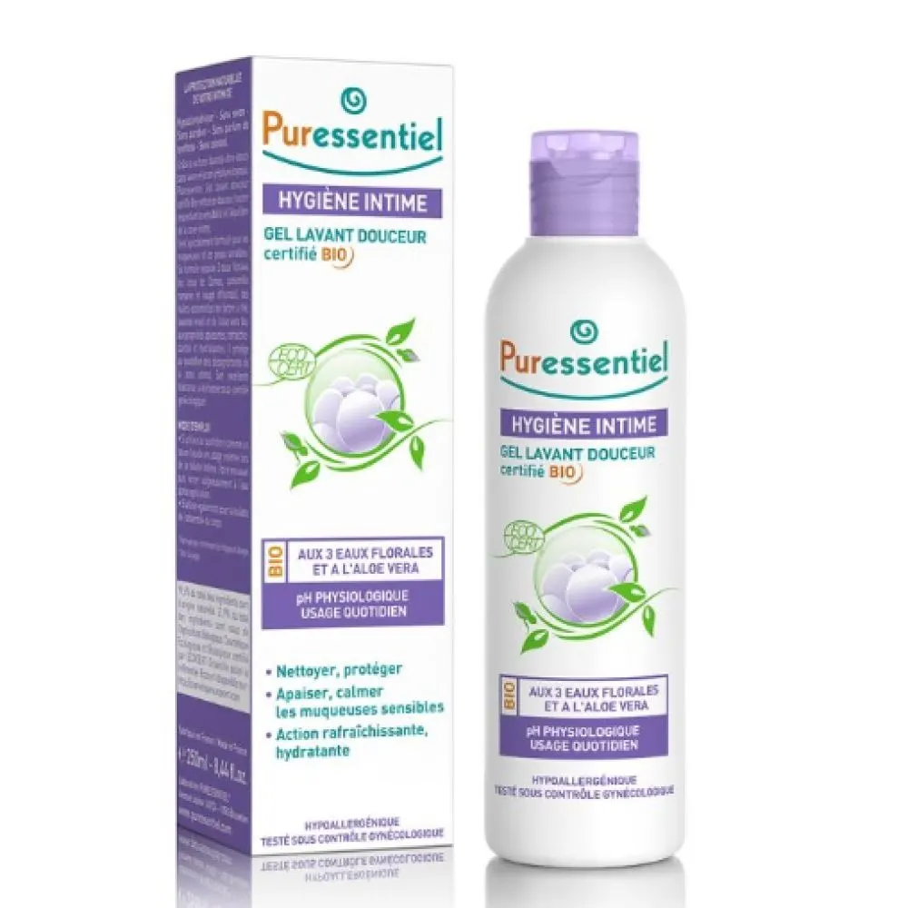 PURESSENTIEL GEL LAVANT INTIME DOUCEUR BIO 250 ML
