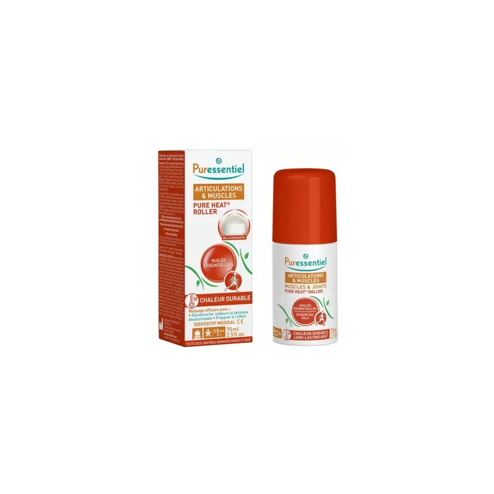 Puressentiel pure heat roller articulations et muscles 75ml