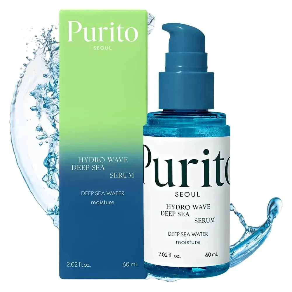 Purito Hydro Wave Deep Sea كريم 50 مل + سيروم 60 مل = ميني كيت هدية