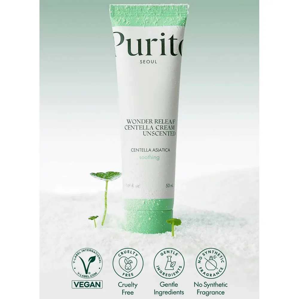 Purito Wonder Releaf Centella كريم بدون عطر 50 مل
