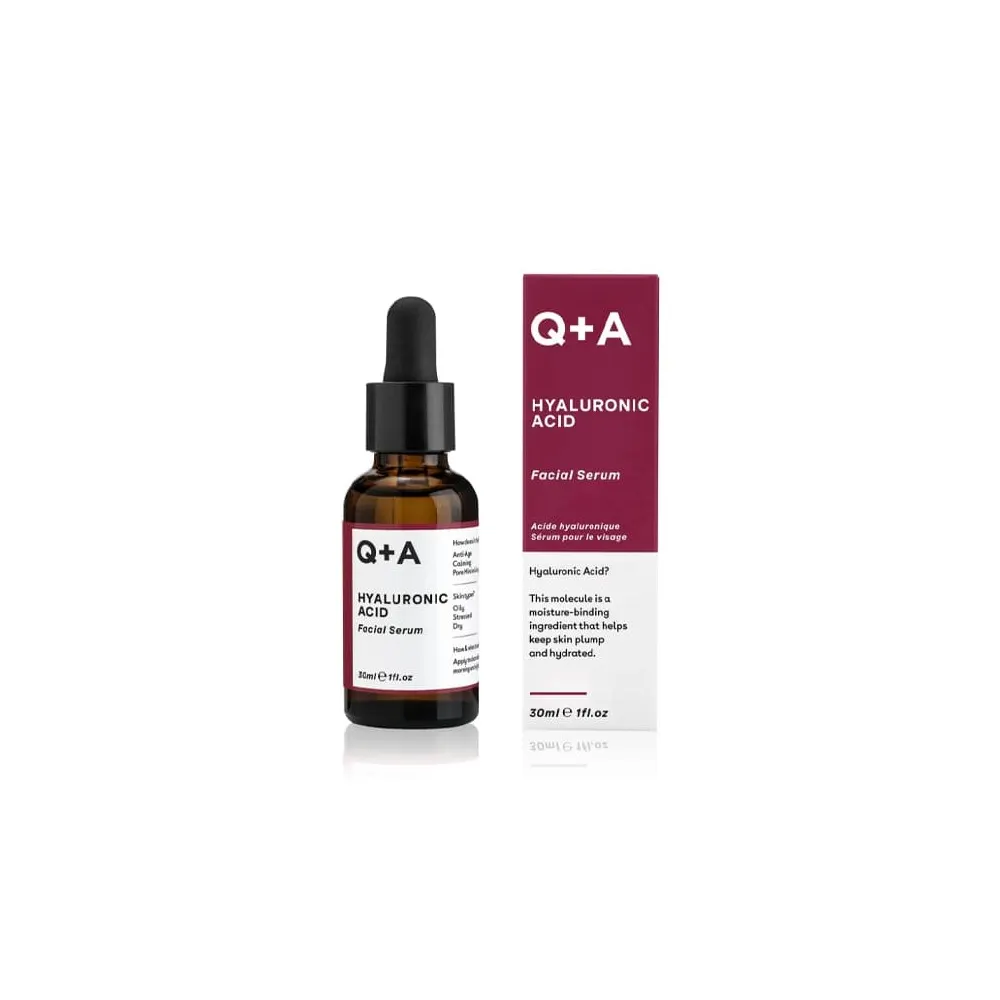 Q+A Sérum visage à l'acide hyaluronique 30ml
