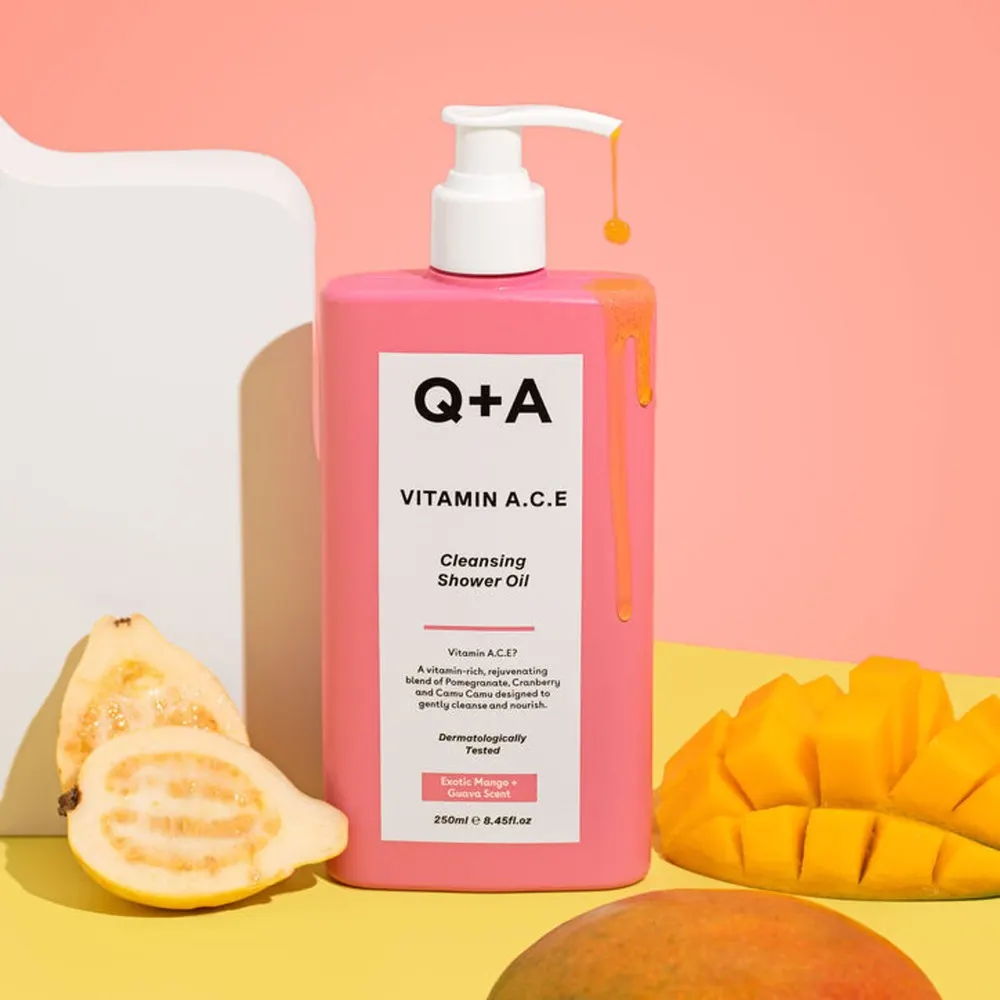 Q+A VITAMIN A.C.E CLEANSING SHOWER OIL 250ML