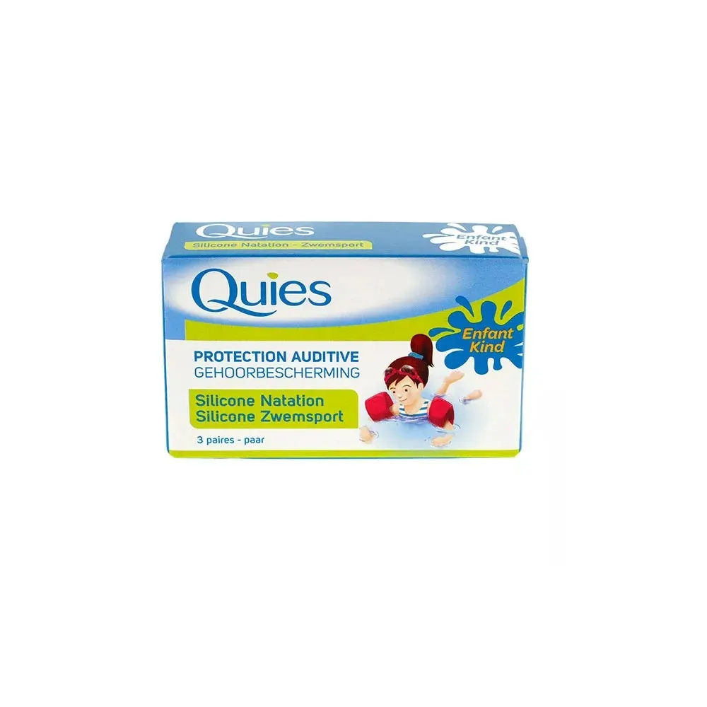 Quies silicone natation adultes 3 paires