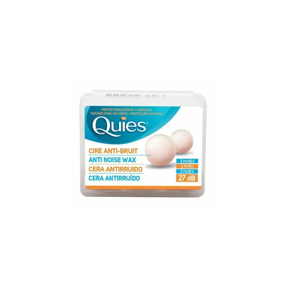 Quies Cire Naturelle 3 Paires