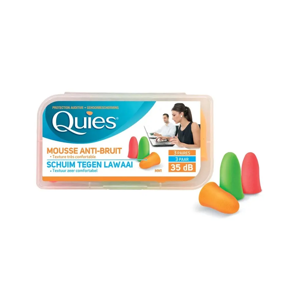 Quies Mousse Anti-Bruit - 3x2u