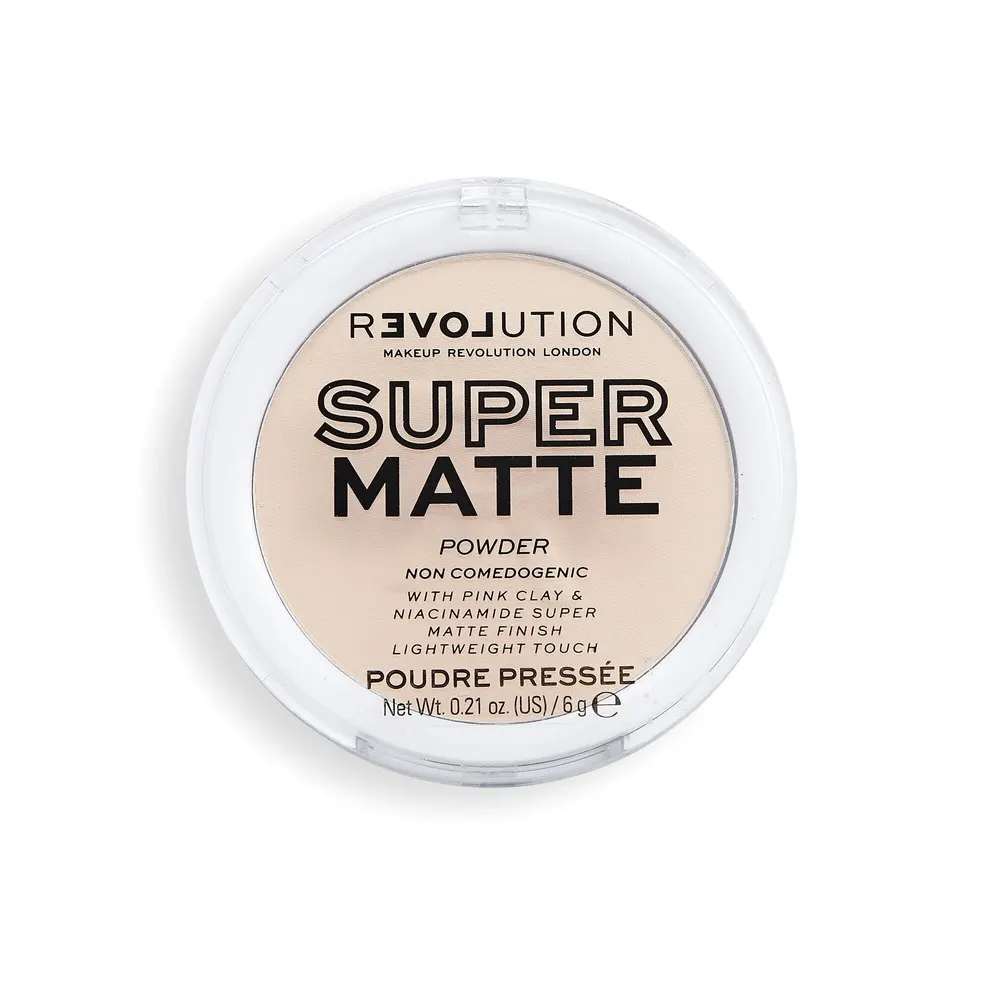 Relove Super Matte Pressed Powder Translucent بودرة مضغوطة