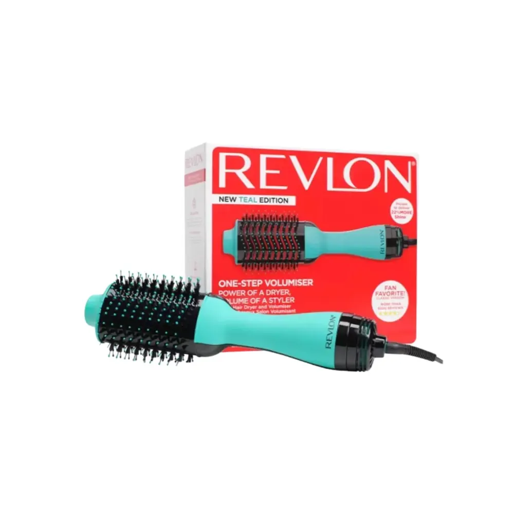 Revlon One Step مجفف ومنفش الشعر 2 في 1 Teal Edition
