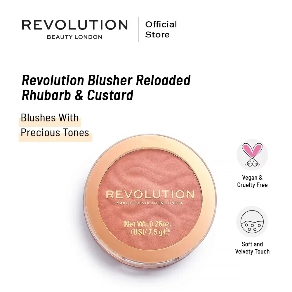 Revolution Blusher Reloaded Rhubarb and Custard بلاش