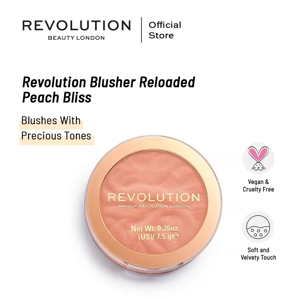 REVOLUTION BLUSHER RELODED PEACH BLISS