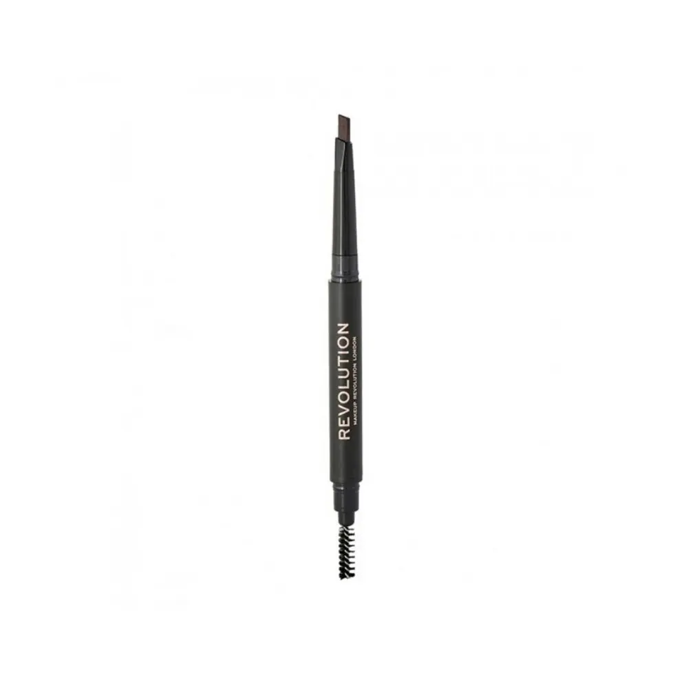 Revolution Duo Brow Definer Pencil Medium Brown قلم حواجب