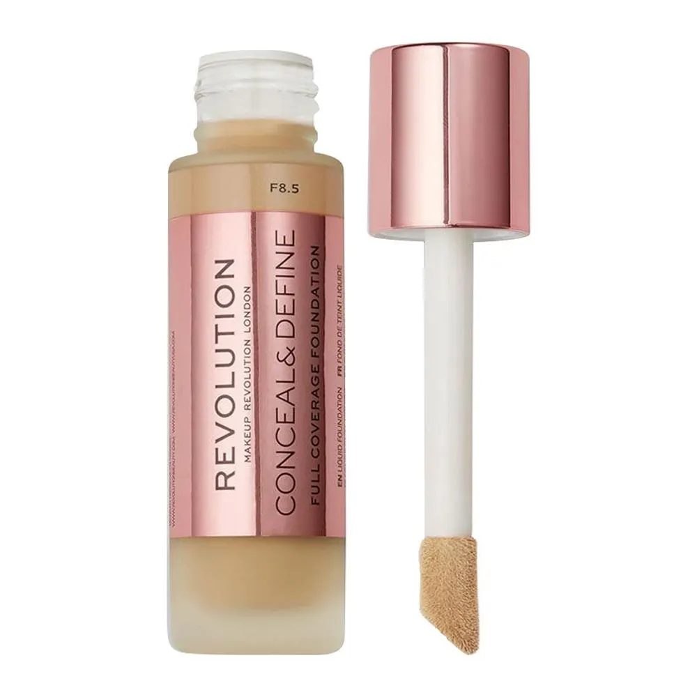 Revolution Conceal and Define Full Cover Tube Foundation F8.5 كريم أساس