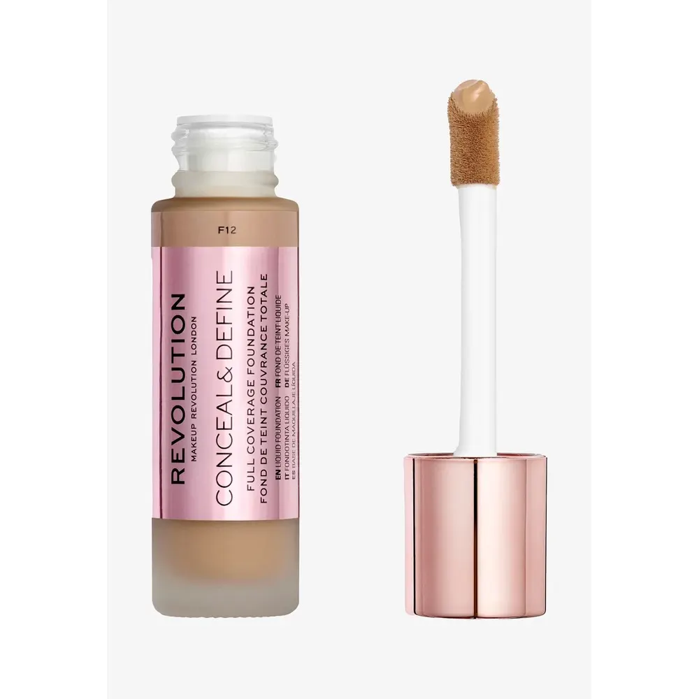 Revolution Conceal & Define Foundation F12 كريم أساس