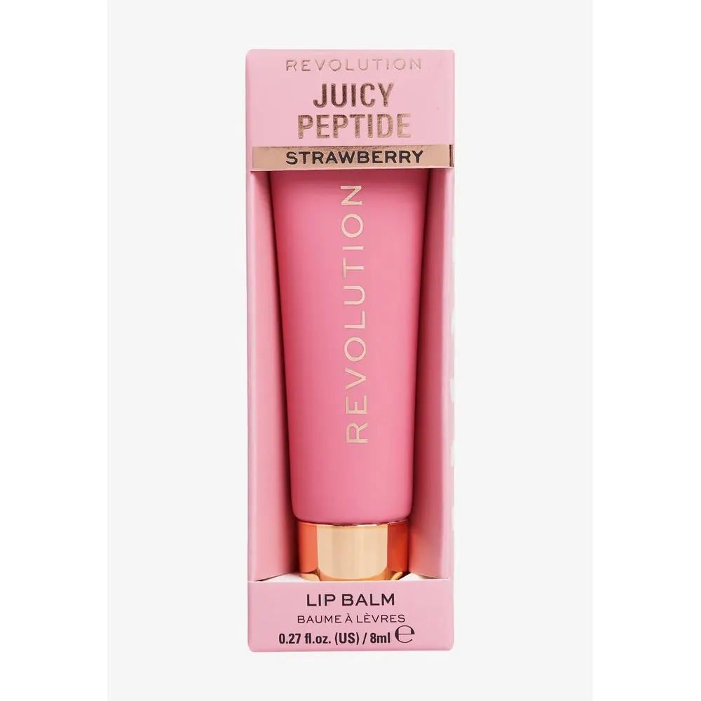 Revolution Juicy Peptide Lip Balm Pink Strawberry