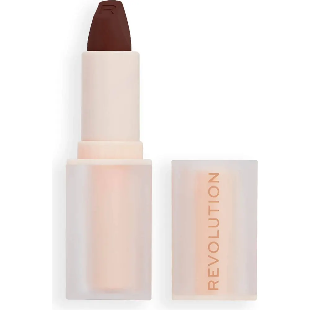 Revolution Lip Allure Soft Satin Lipstick Stiletto Brown