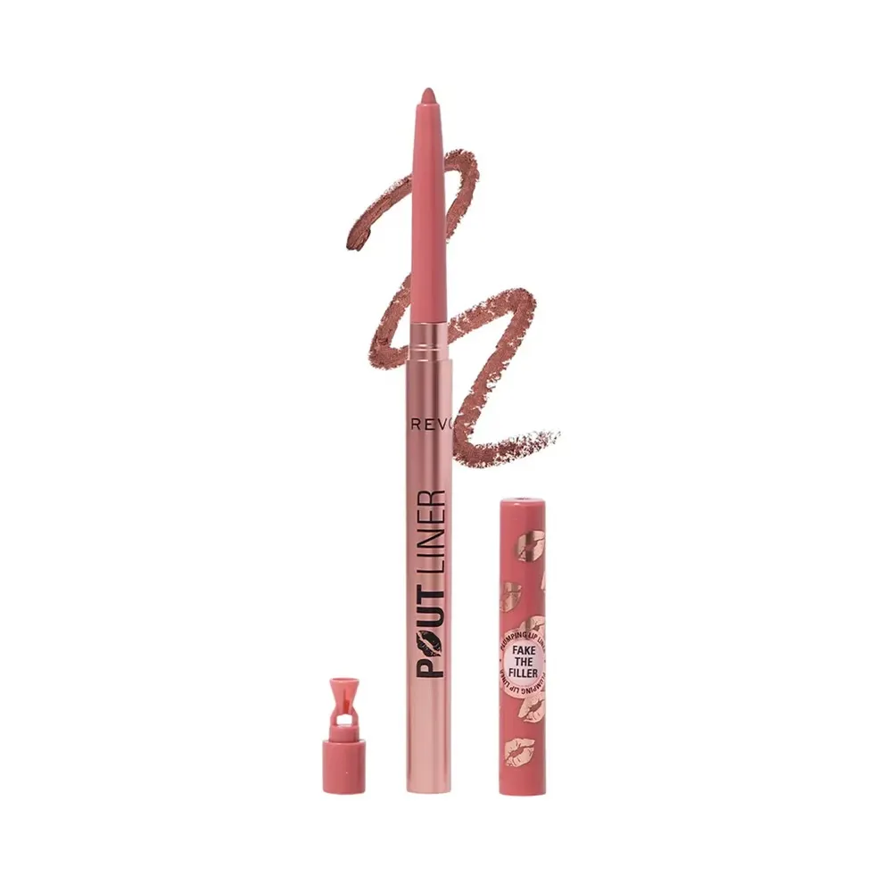 Revolution Pout Bomb Plumping Lip Liner Chauffeur Nude قلم شفاه