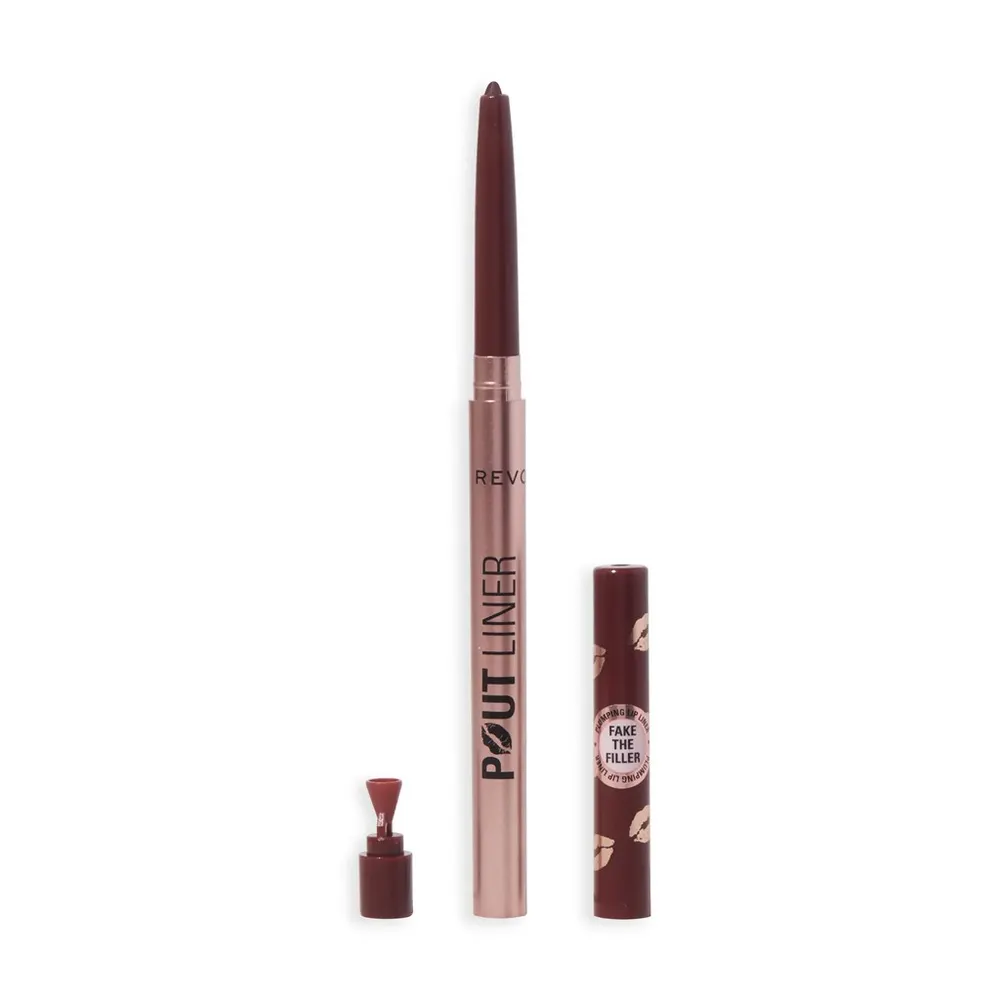 Revolution Pout Bomb Plumping Lip Liner Cookie Warm Brown قلم شفاه