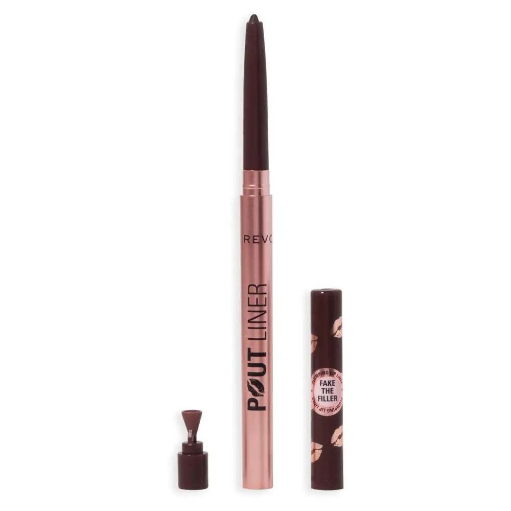 Revolution Pout Bomb Plumping Lip Liner Espresso Cool Brown