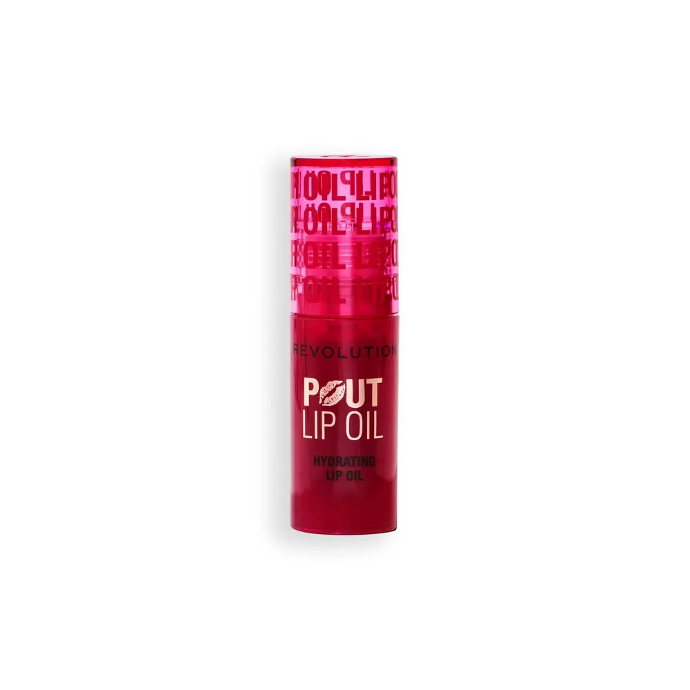 Revolution Pout Lip Oil Cherry Red