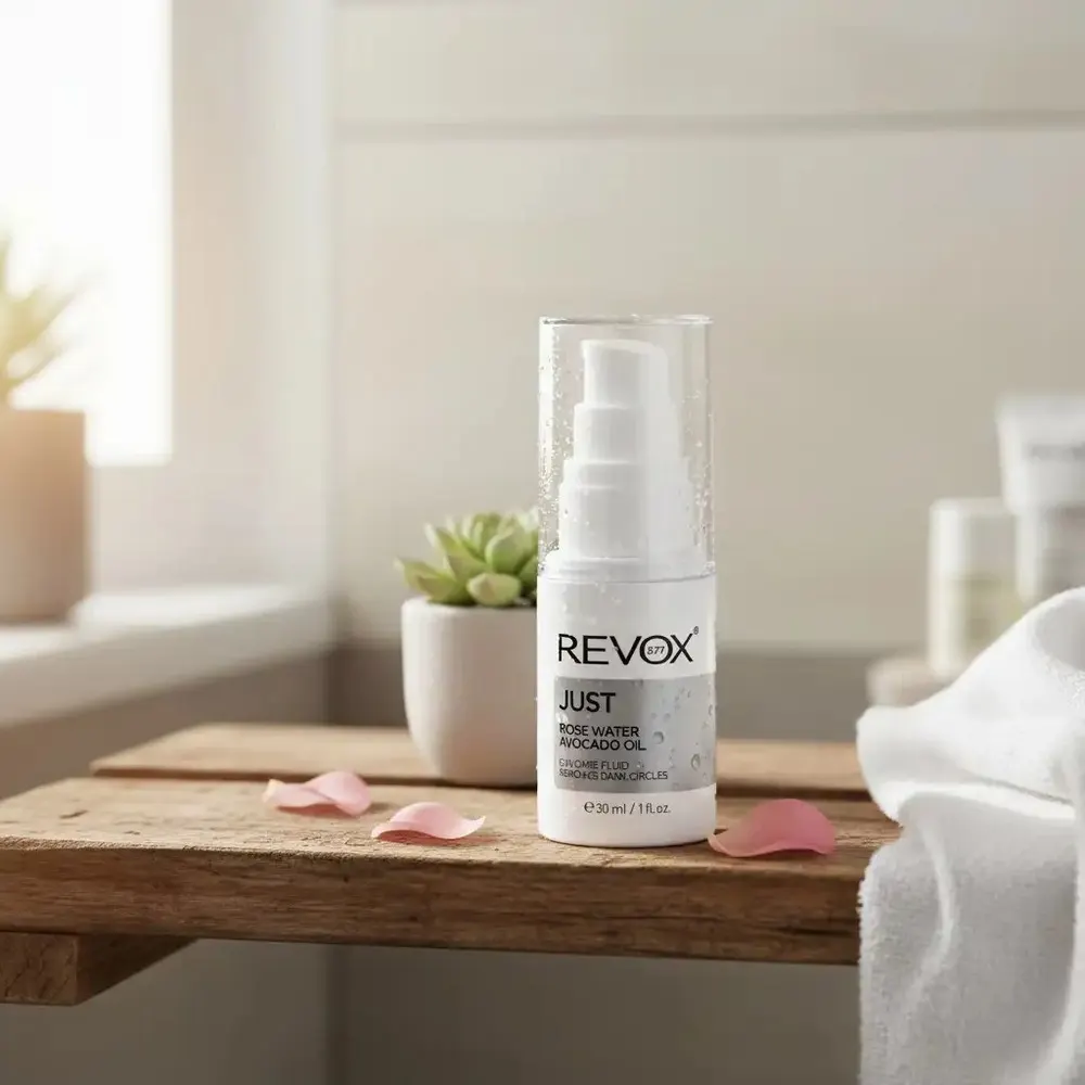 Revox B77 JUST ROSE EAU HUILE D'AVOCAT FLUIDE DE SOIN DES YEUX, 30 ml