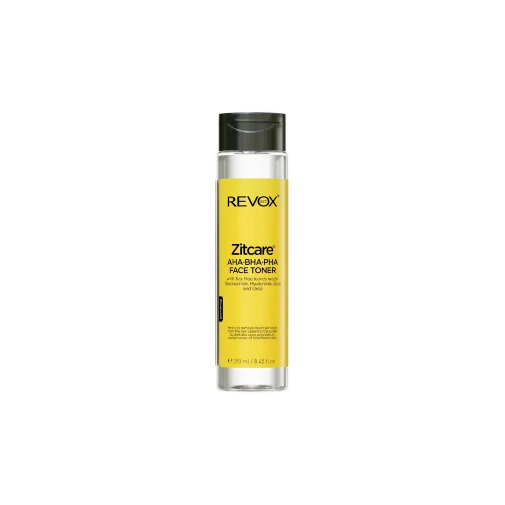 Revox ZITCARE AHA.BHA.PHA TONIQUE ACTIF POUR LE VISAGE, 250ml