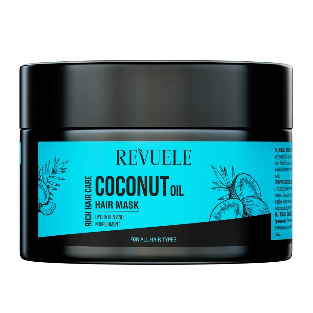 Revuele Coconut Oil قناع للشعر بزيت جوز الهند 360 مل