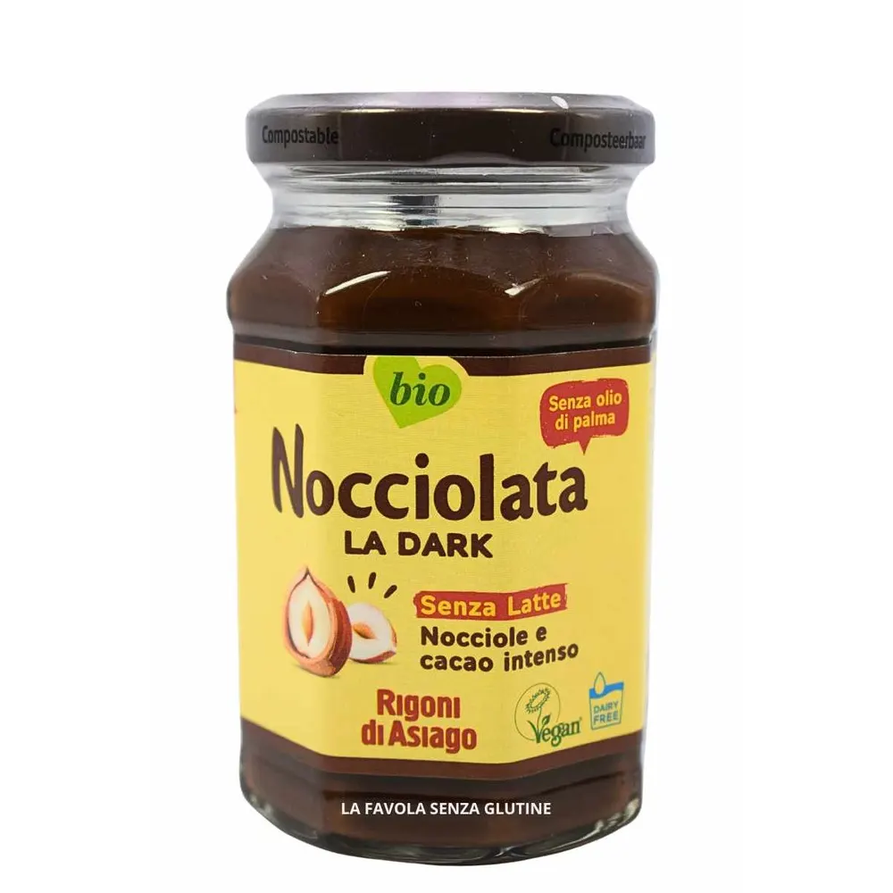 Rigoni di Asiago Nocciolata La Dark معجون دهن 250 غ