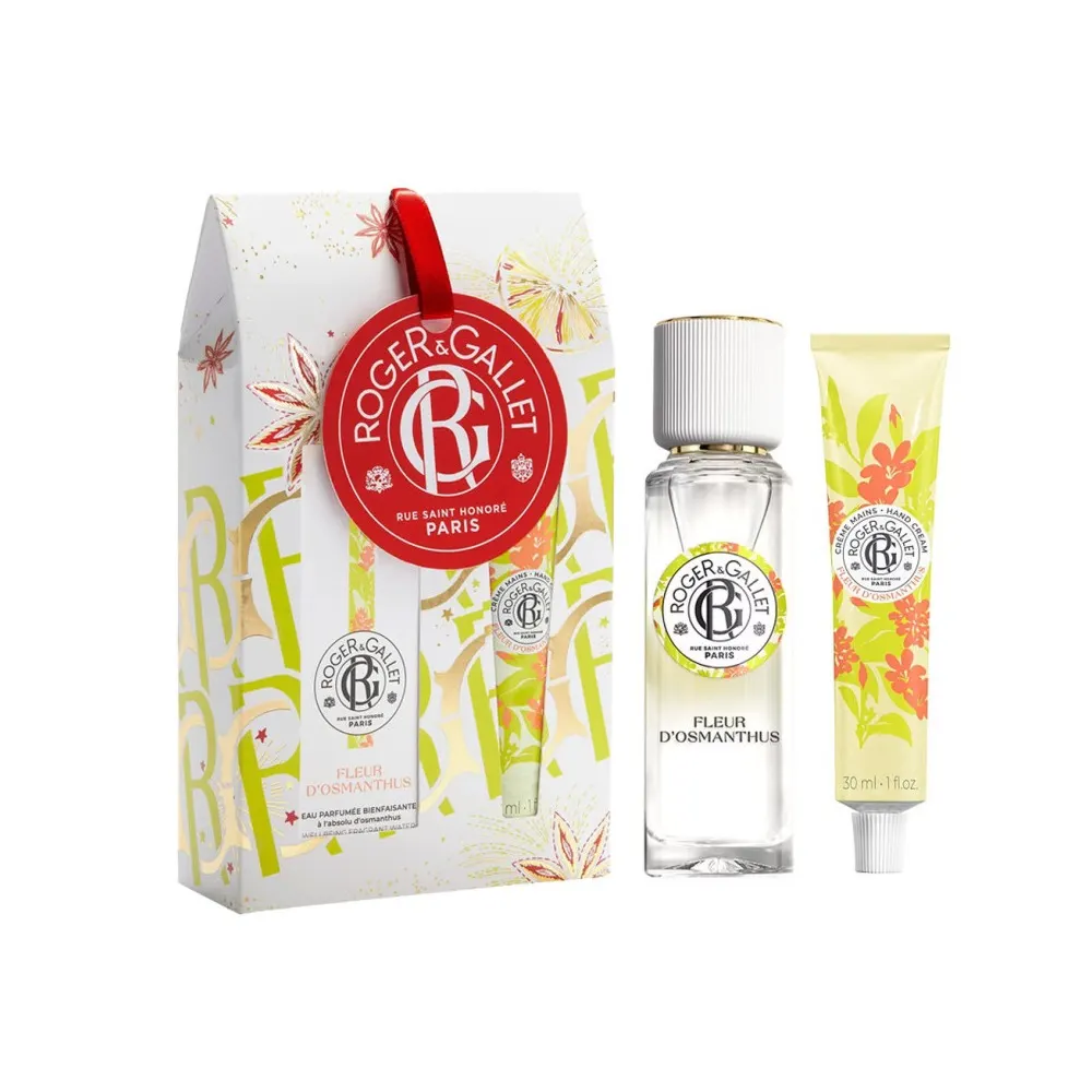 Roger & Gallet Coffret Eau Parfumée Fleur D'Osmanthus Bienfaisante + Crème Mains